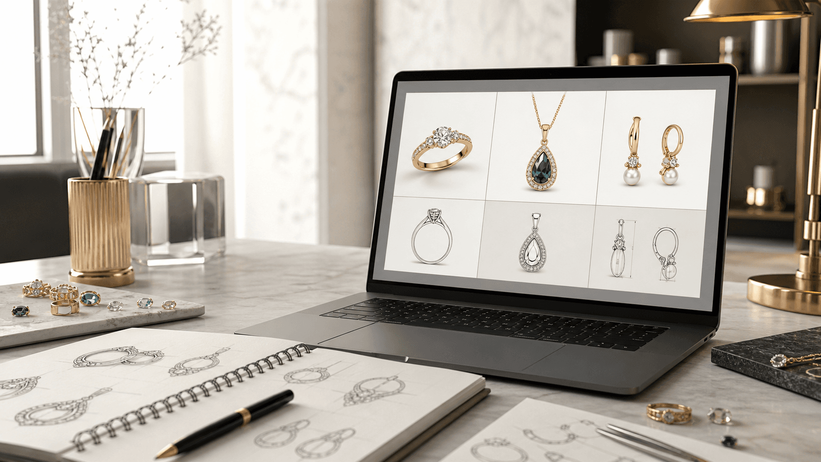 Comparison framework for the best AI for jewelry design